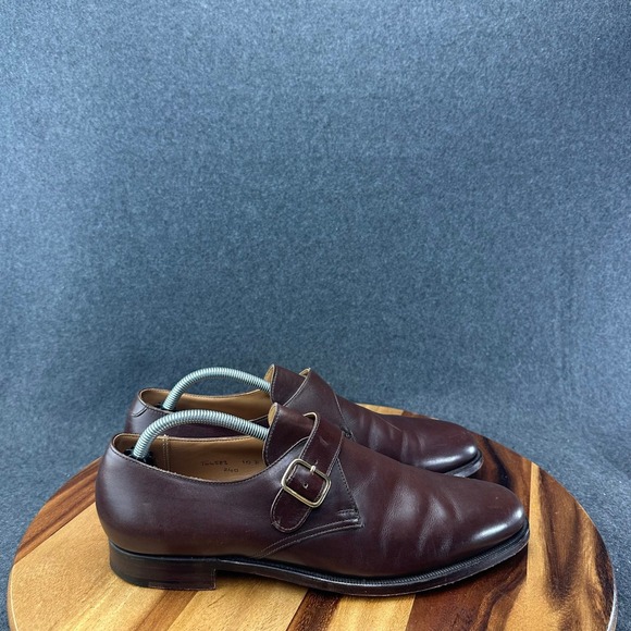 Peal & Co for Brooks Brothers Other - Brooks Brothers Peal & Co Leather Monk Strap Dress Shoes Brown Men's 10D